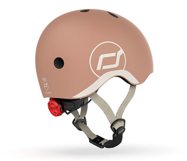 Scoot & Ride Kask Ochronny XXS-S dla dzieci 1-5 lat Mocha - 1357023 - zdjęcie 3
